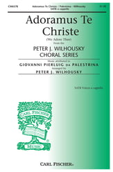 Adoramus Te Christe SATB choral sheet music cover